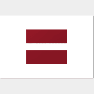 Latvia flag Posters and Art